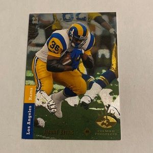 Jerome, Bettis, rookie card, upper deck, 1993 SP Vintage Collectible